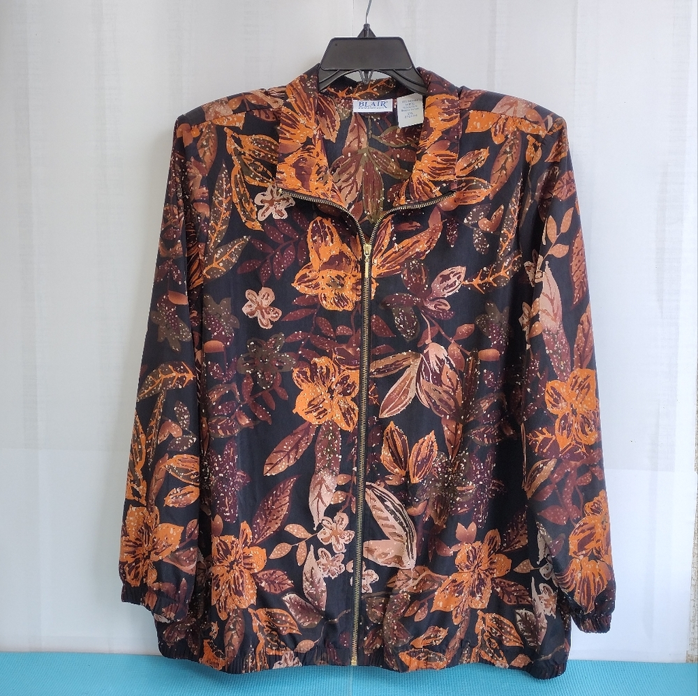 Blair Women's Vintage Zip Up Jacket Size 2XL
